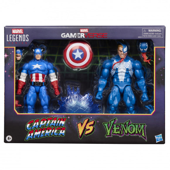 Marvel Legends 6" Gamerverse Captain America vs Venom