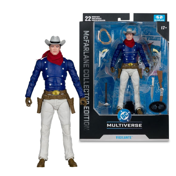 DC Multiverse Collector Edition All Star Squadron Vigilante PLATINUM - McFarlane