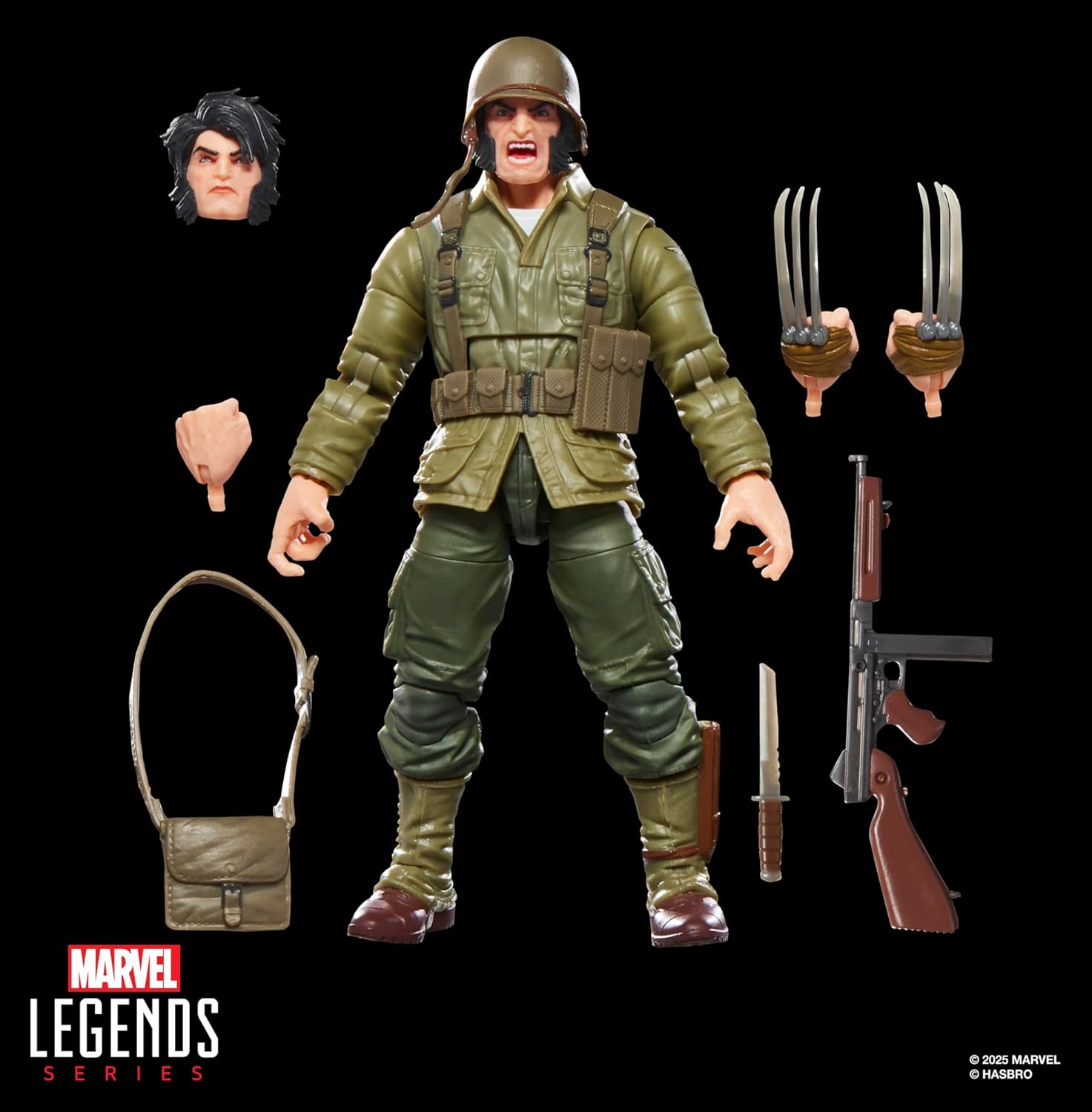 Marvel Legends Executioner BAF 6" Wolverine WWII Logan - 0