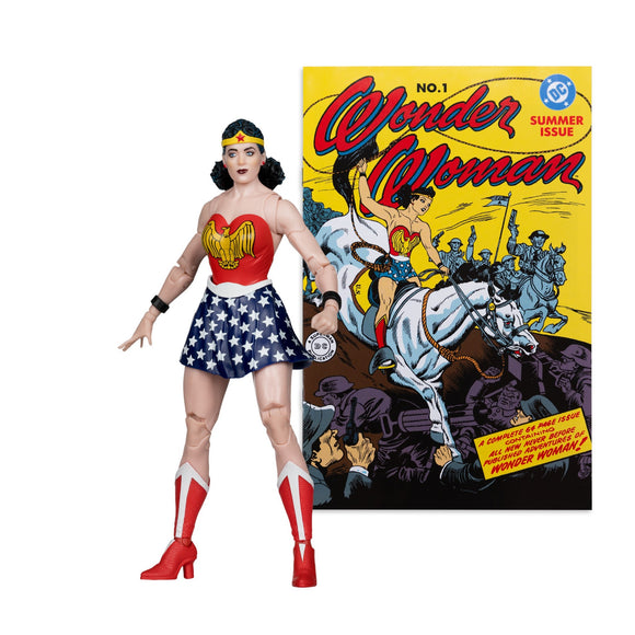DC Direct Page Punchers Wonder Woman #1 7" with Comic - McFarlane Toys