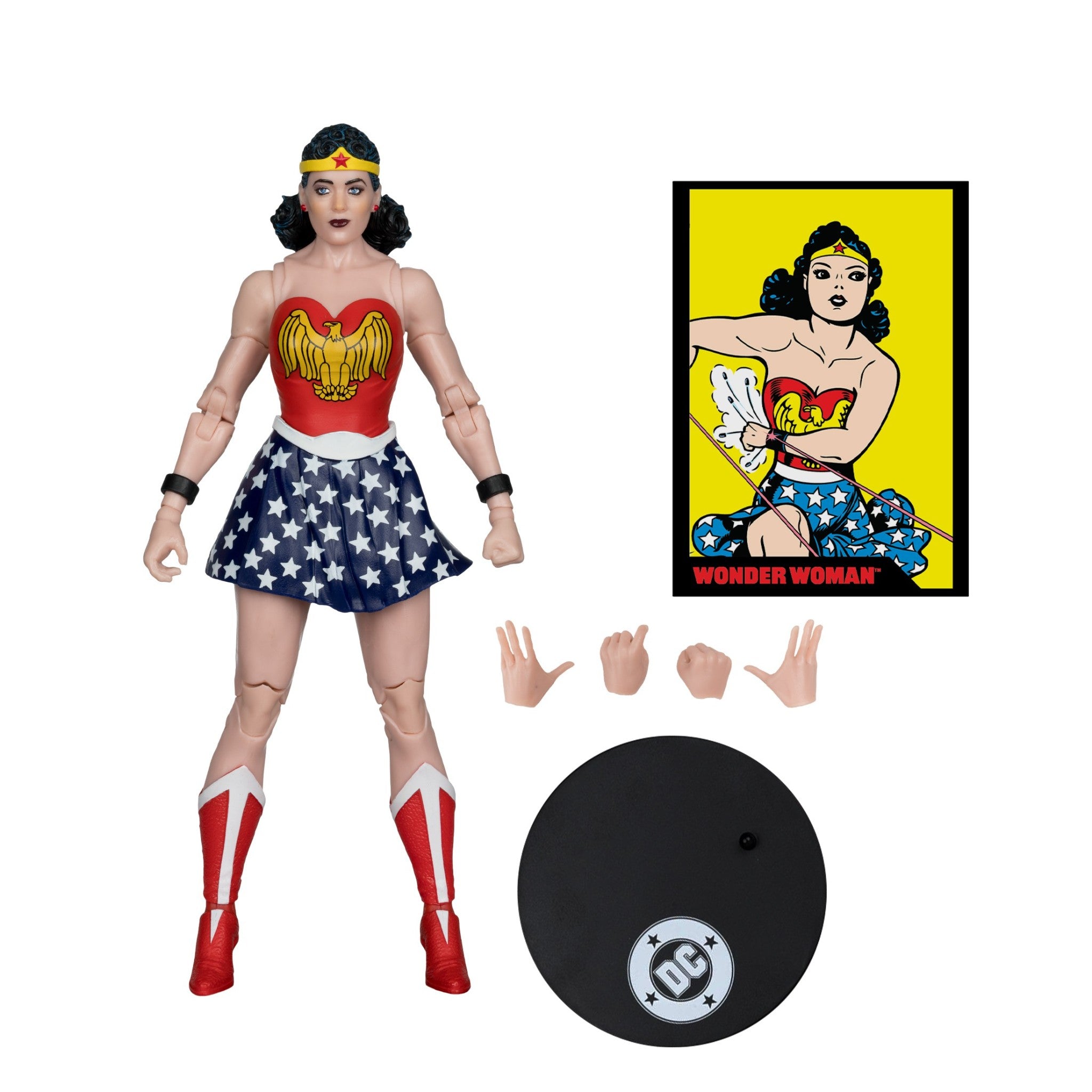 DC Direct Page Punchers Wonder Woman #1 7" with Comic - McFarlane Toys