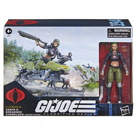 G.I. Joe Classified Series 6" Figure #194 Zanya & Dreadnok Chameleon Swamp Skier