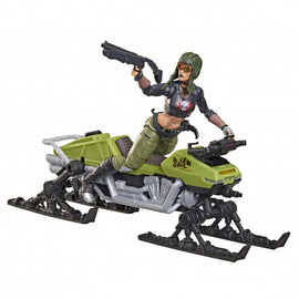 G.I. Joe Classified Series 6" Figure #194 Zanya & Dreadnok Chameleon Swamp Skier - 0