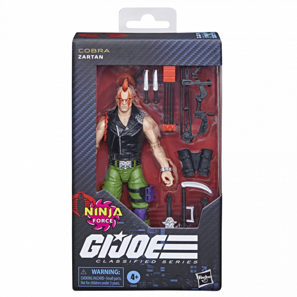 G.I. Joe Classified Series 6" Figure #192 Ninja Force Zartan