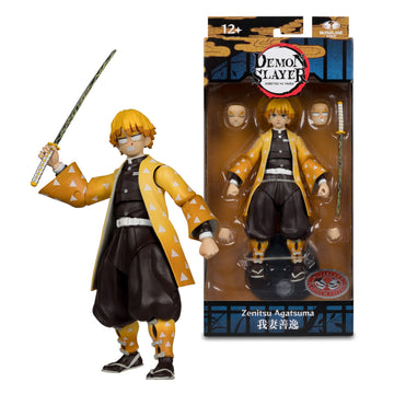Demon Slayer Zenitsu Agatsuma 7" Figure PLATINUM - McFarlane Toys