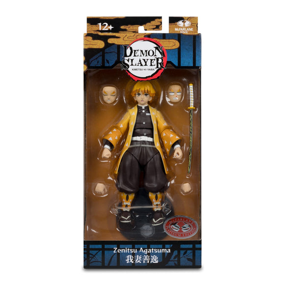 Demon Slayer Zenitsu Agatsuma 7" Figure PLATINUM - McFarlane Toys