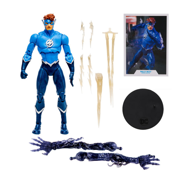 DC Multiverse Speed Metal Wally West BAF Darkest Knight - McFarlane Toys