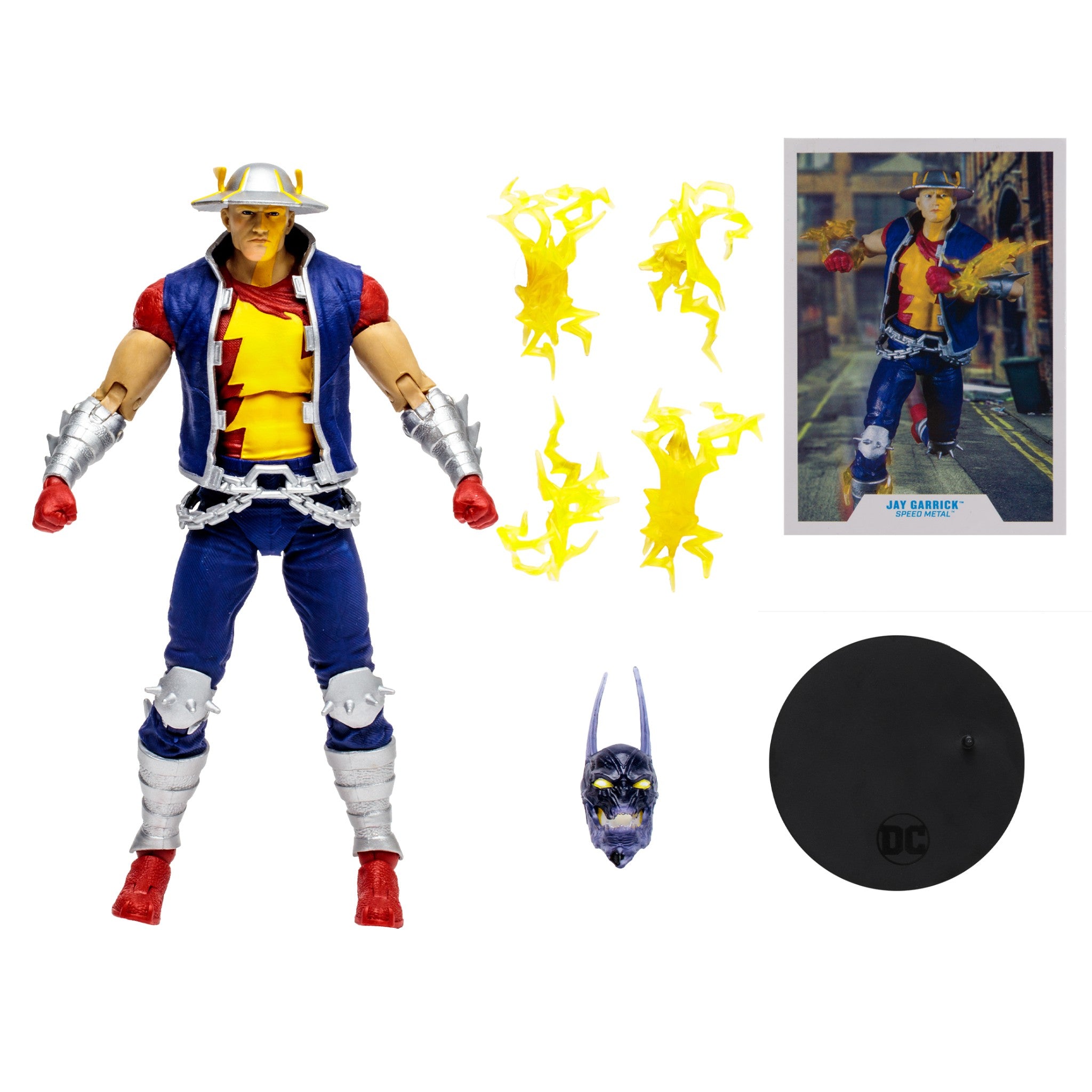 DC Multiverse Speed Metal Jay Garrick BAF Darkest Knight - McFarlane Toys