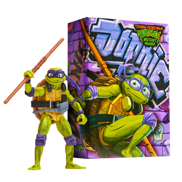 Teenage Mutant Ninja Turtles Mutant Mayhem 4.5” SDCC Comic Con Set of 4 Figures