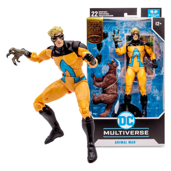 DC Multiverse The Human Zoo Animal Man Gold Label - McFarlane Toys
