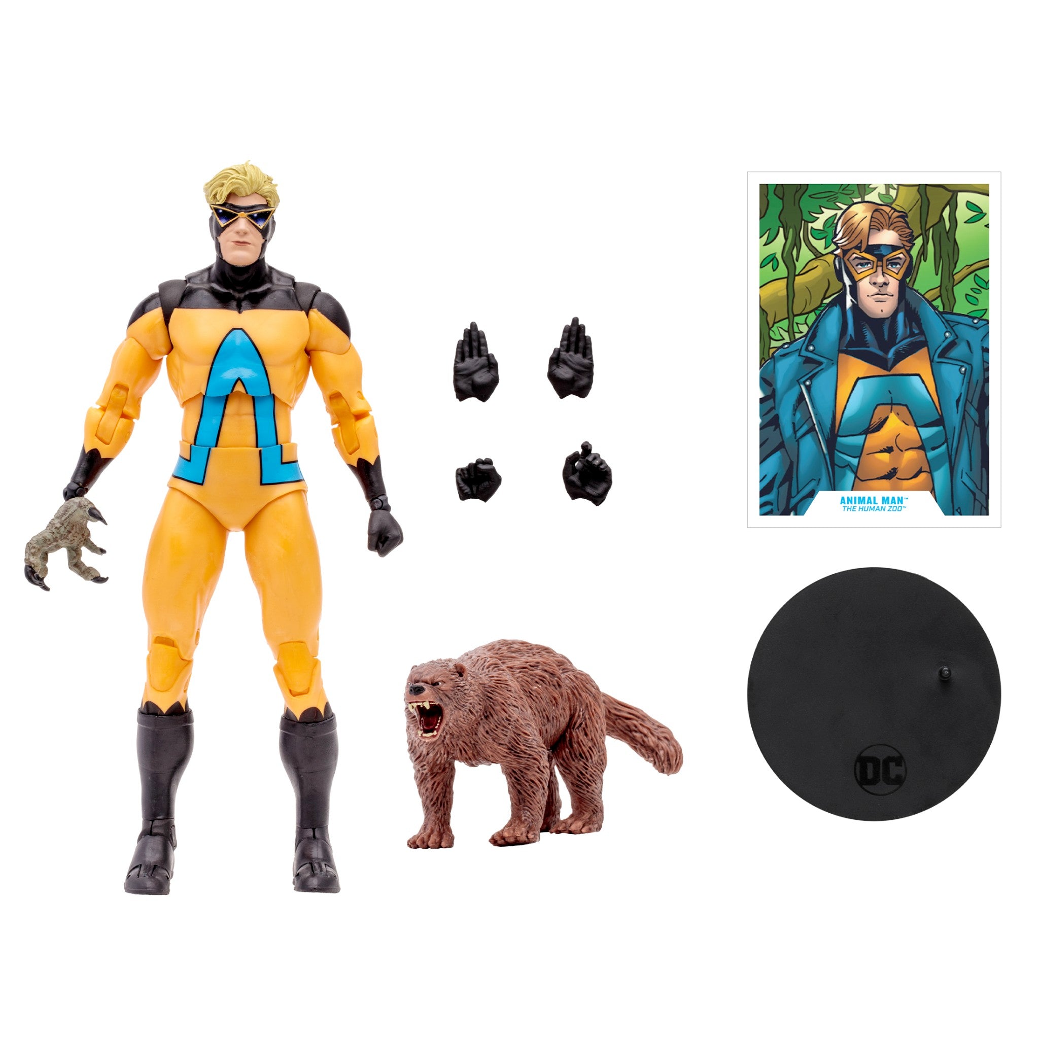 DC Multiverse The Human Zoo Animal Man Gold Label - McFarlane Toys