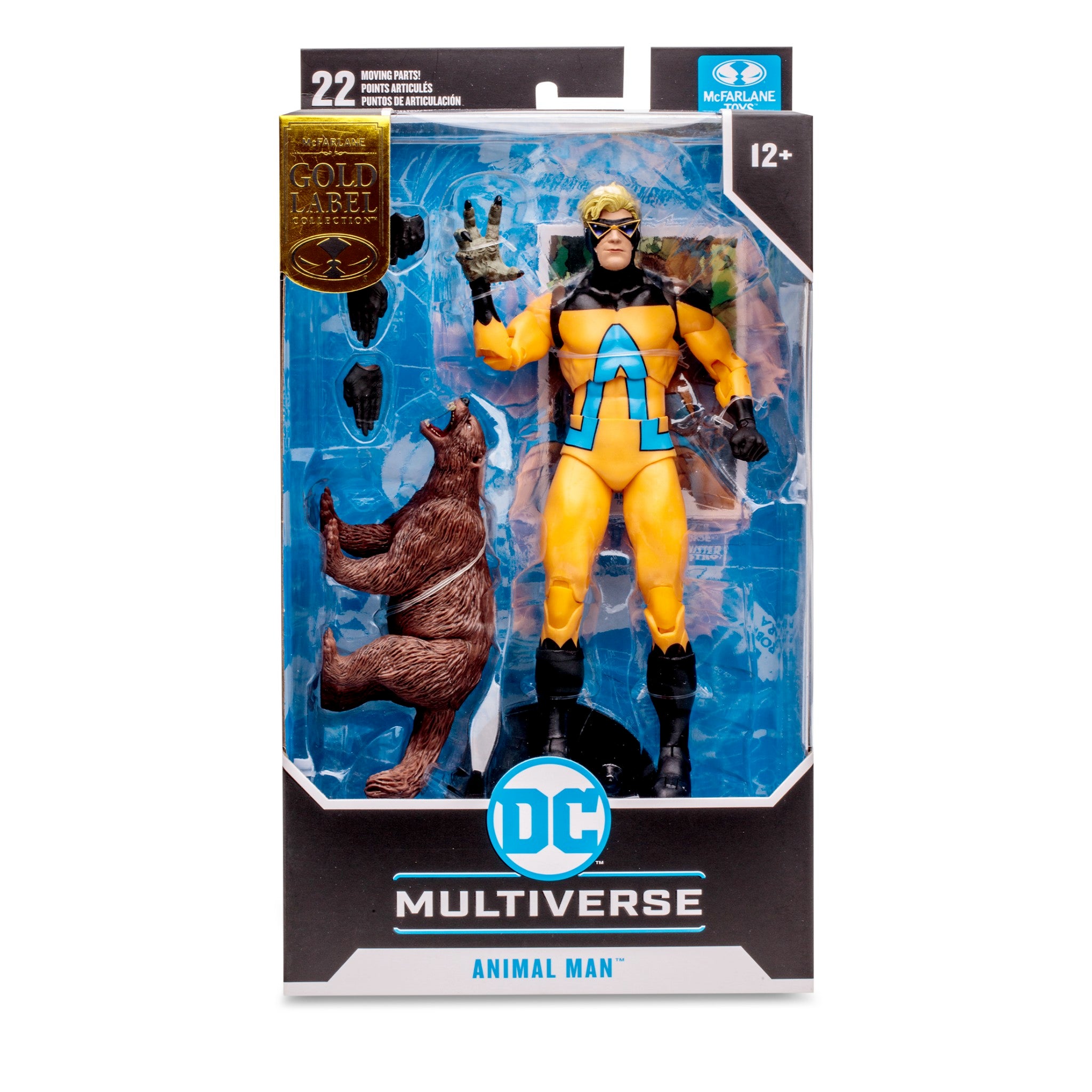 DC Multiverse The Human Zoo Animal Man Gold Label - McFarlane Toys