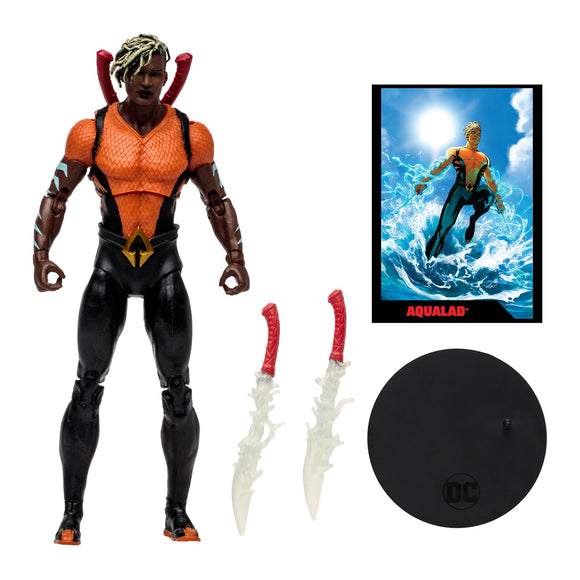 DC Direct Page Punchers Aqualad 7" with Aquaman Comic - McFarlane Toys