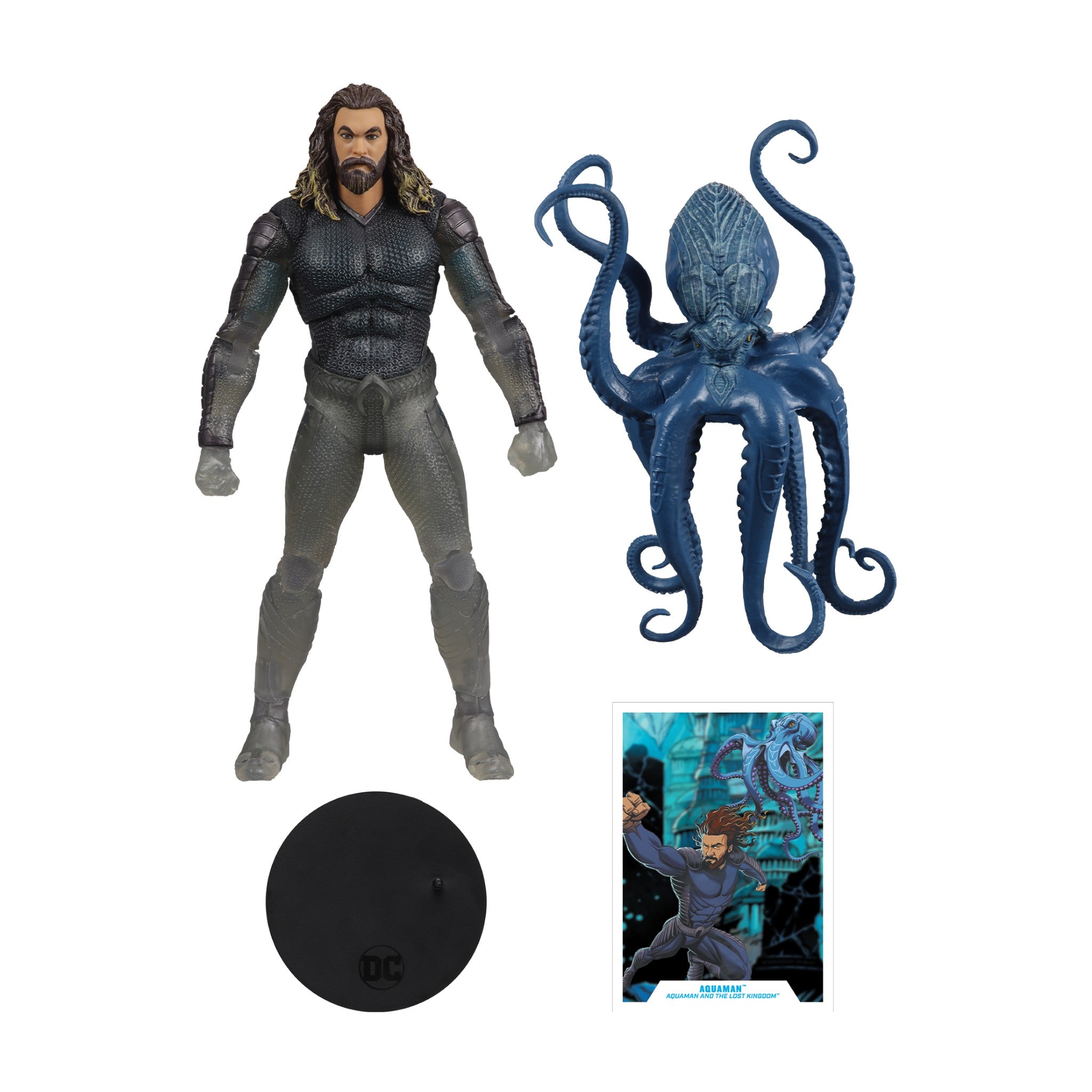 DC Multiverse Aquaman & the Lost Kingdom Stealth Suit Topo Gold Label McFarlane