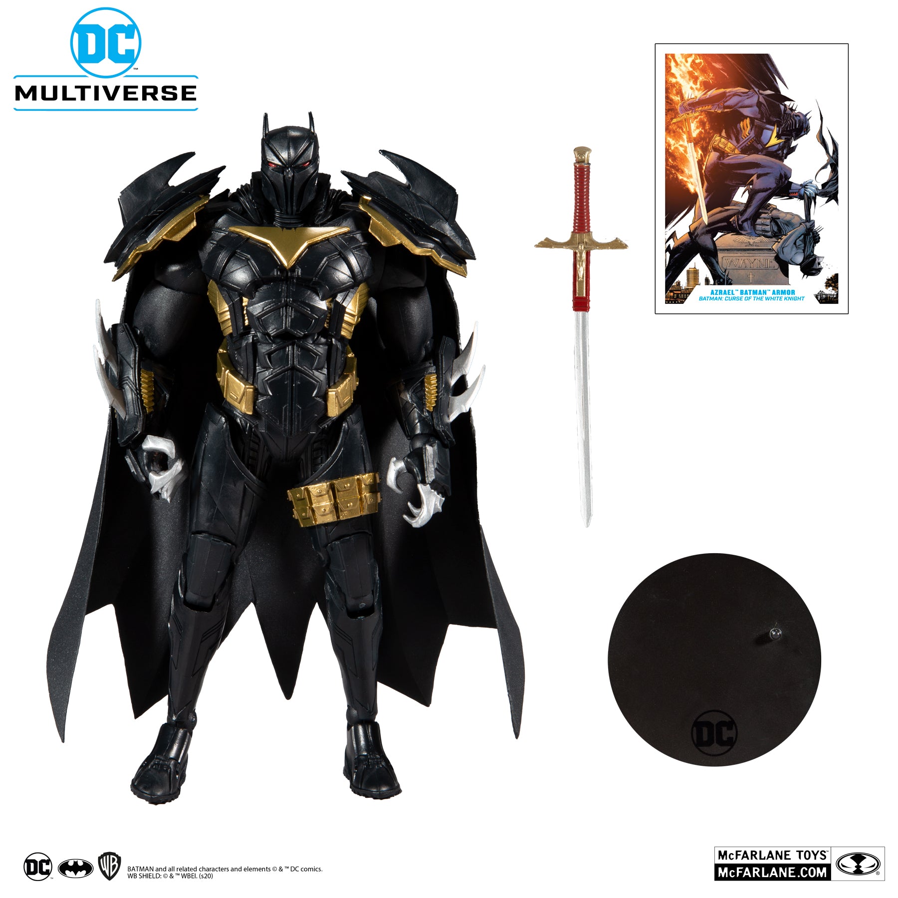 DC Multiverse White Knight Azrael Batman Armor - Azbat - McFarlane Toys-2