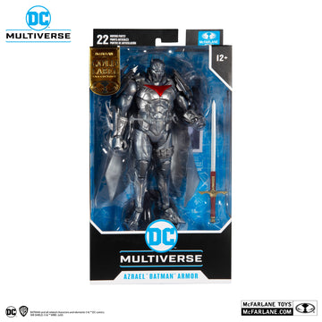 DC Multiverse Azrael Batman Armor Silver Edition Gold Label - McFarlane Toys