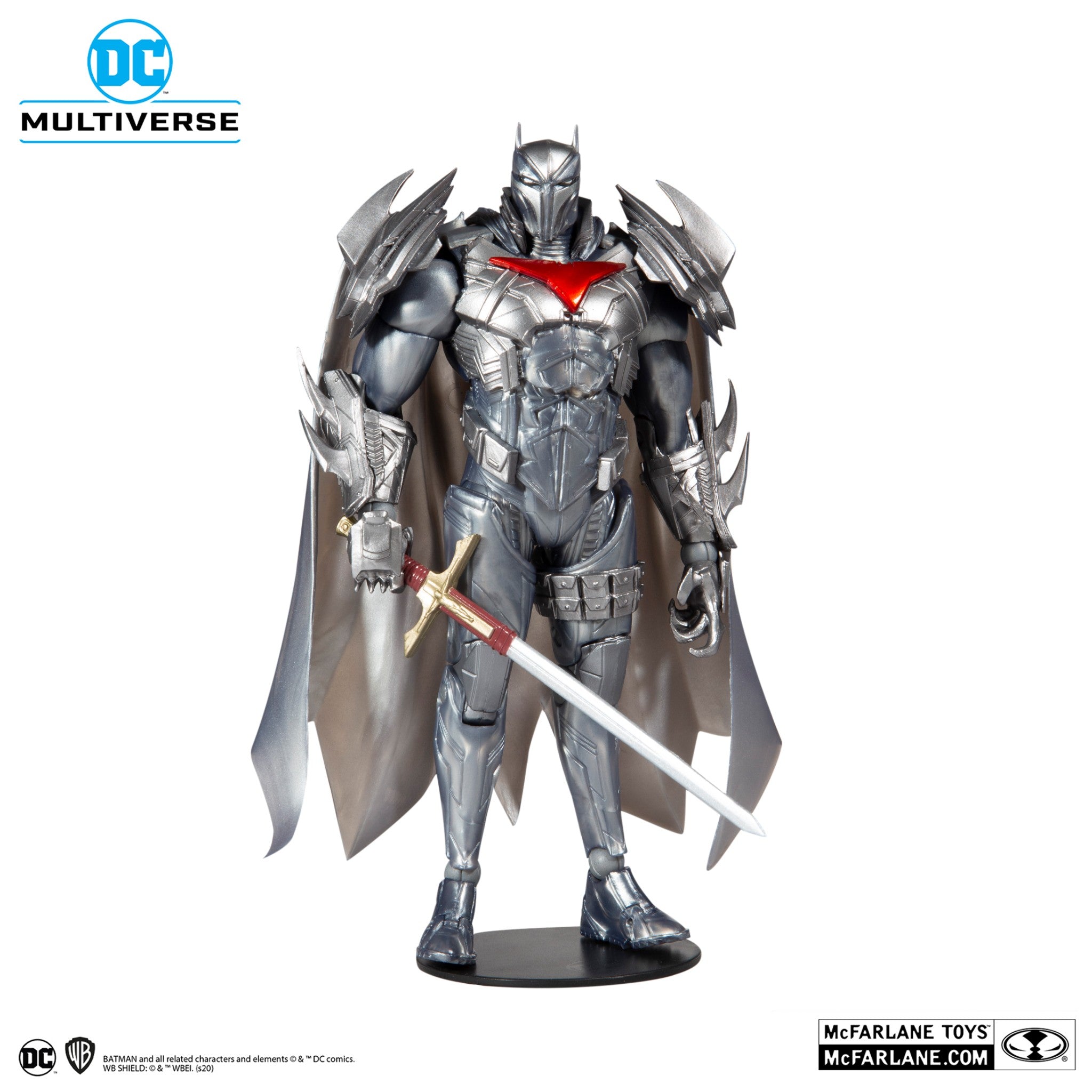 DC Multiverse Azrael Batman Armor Silver Edition Gold Label - McFarlane Toys