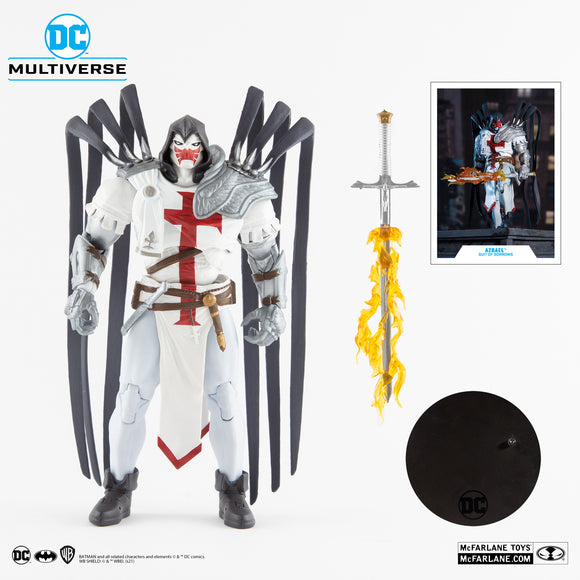 DC Multiverse Azrael White Templar Suit of Sorrows Gold Label - McFarlane Toys
