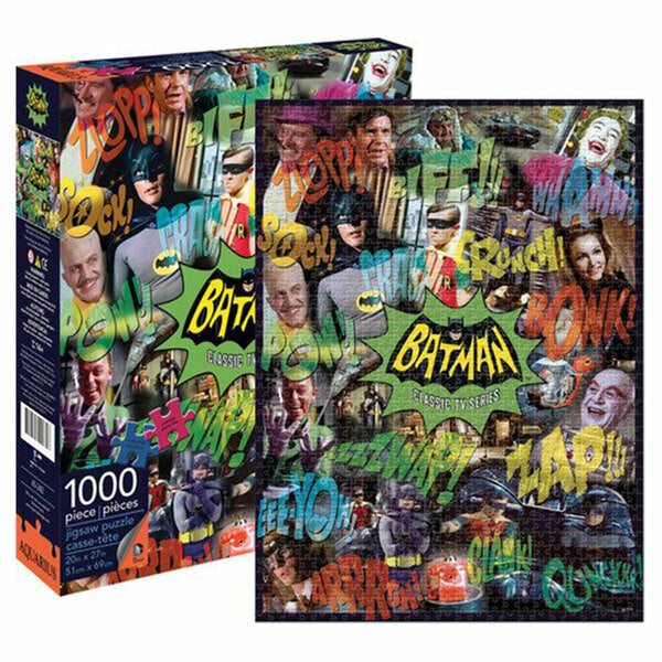 DC Comics Batman Classic TV Series Collage Jigsaw Puzzle 1000 pieces.