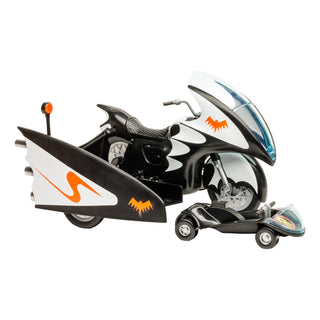 DC Retro Batman 1966 Batcycle with Side Car 6