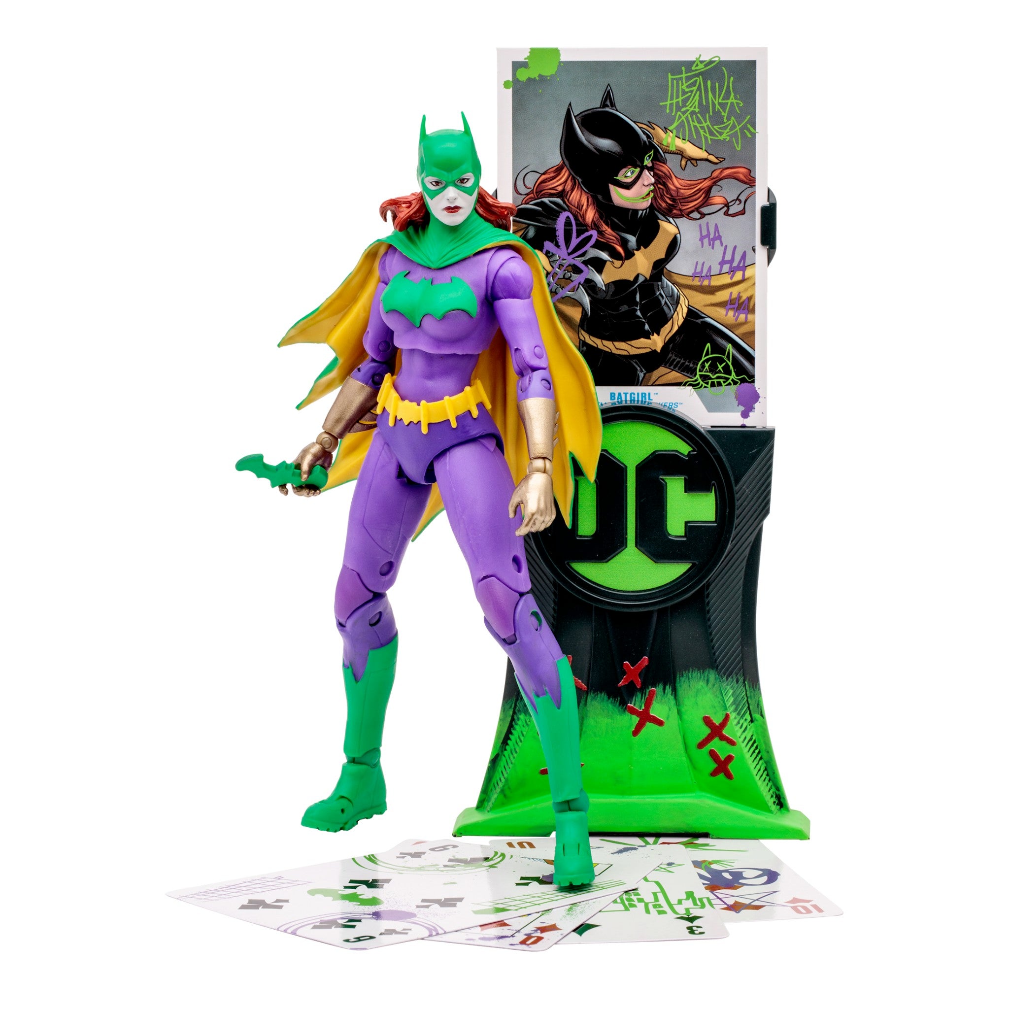 DC Multiverse Batman Three Jokers Batgirl Jokerized Gold Label - McFarlane Toys-2