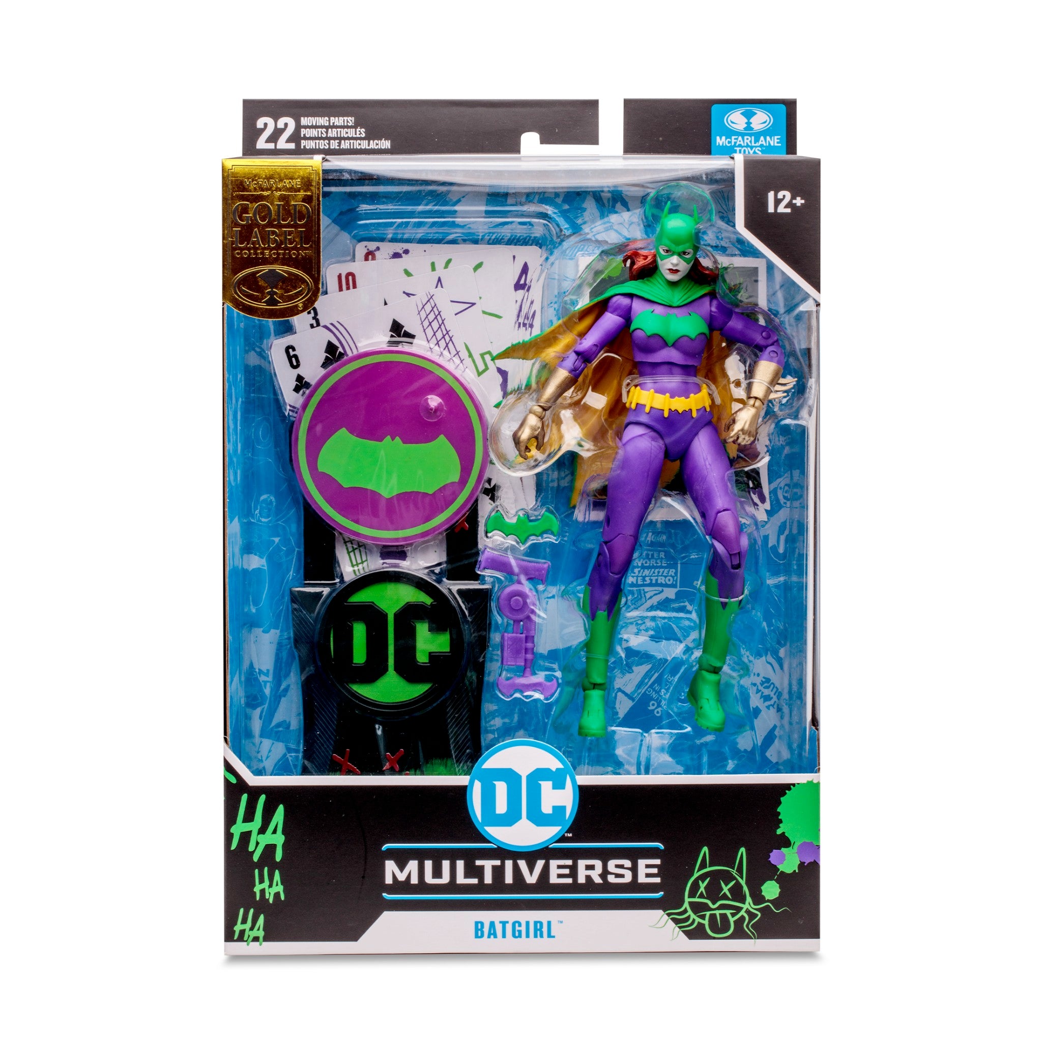 DC Multiverse Batman Three Jokers Batgirl Jokerized Gold Label - McFarlane Toys