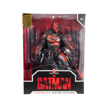 DC Multiverse The Batman 12" Posed Statue Gold Label - McFarlane Toys