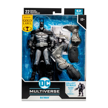 DC Multiverse Arkham City Batman BAF Solomon Grundy Gold Label B&W - McFarlane