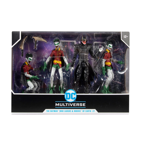 DC Multiverse Batman Who Laughs and Robins Earth-22 Multipack - McFarlane Toys