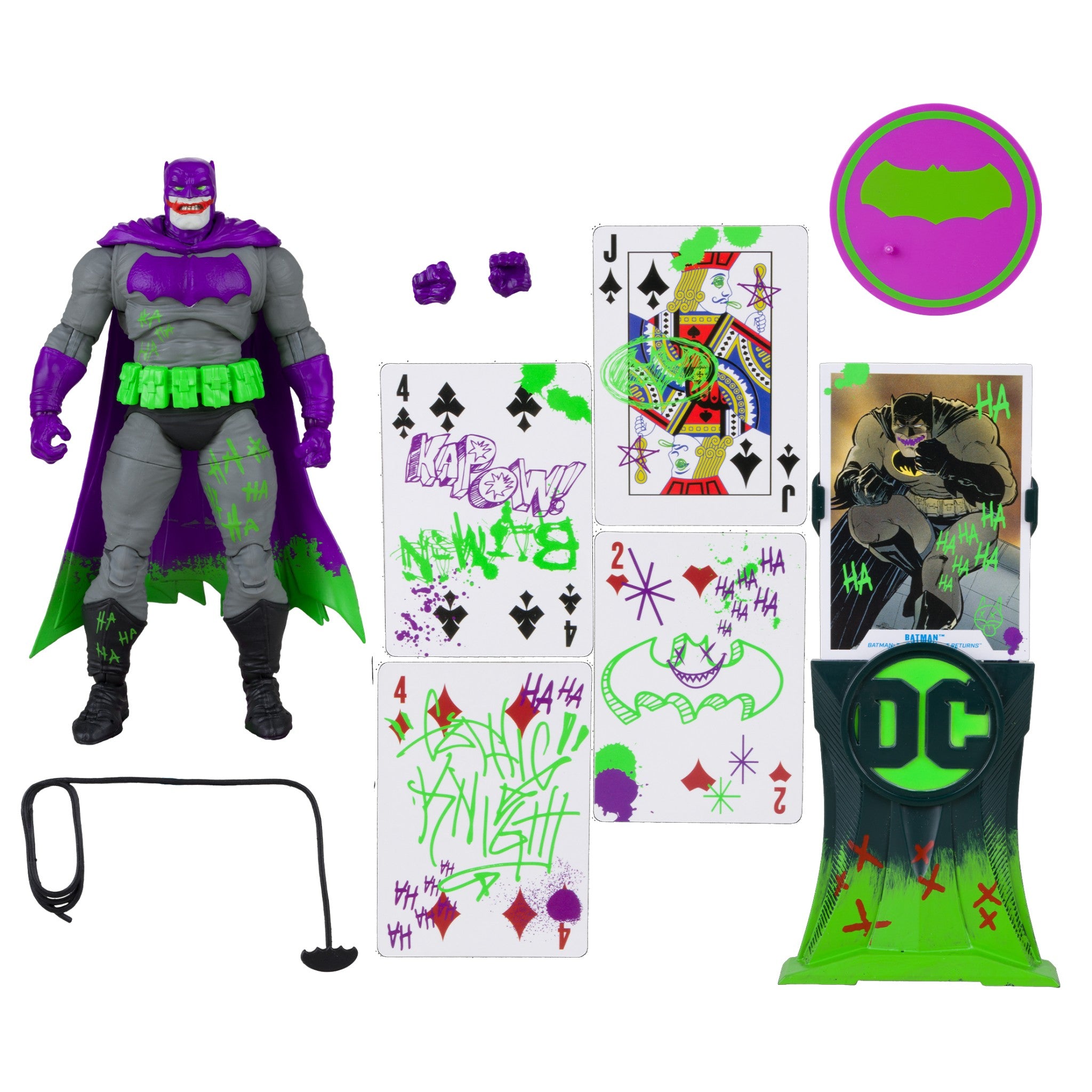 DC Multiverse The Dark Knight Returns Batman Jokerized Gold Label - McFarlane