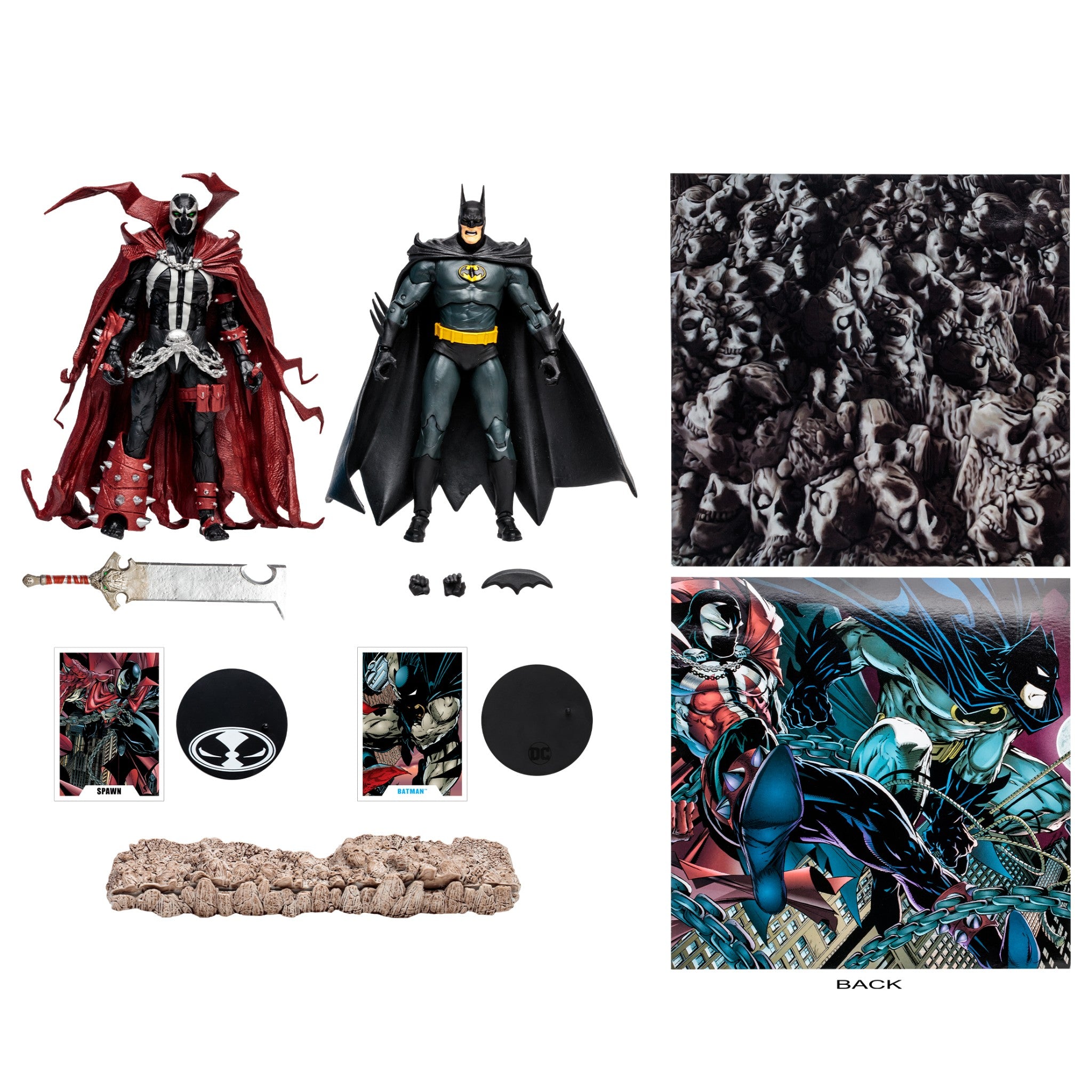 DC Multiverse Batman & Spawn 2 Pack Based on Comics by Todd McFarlane Toys - 0