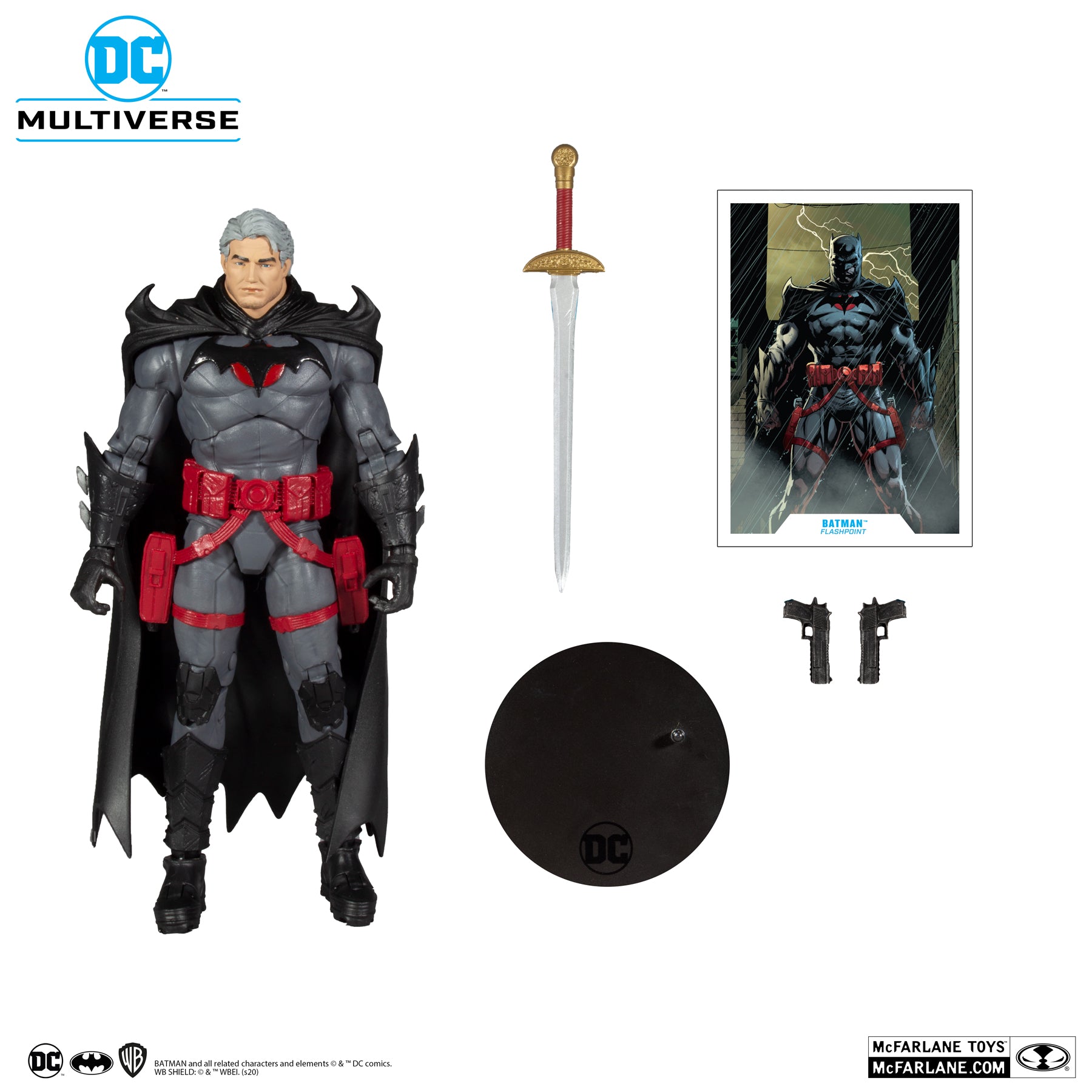 DC Multiverse Batman Flashpoint Thomas Wayne Unmasked - McFarlane Toys - 0