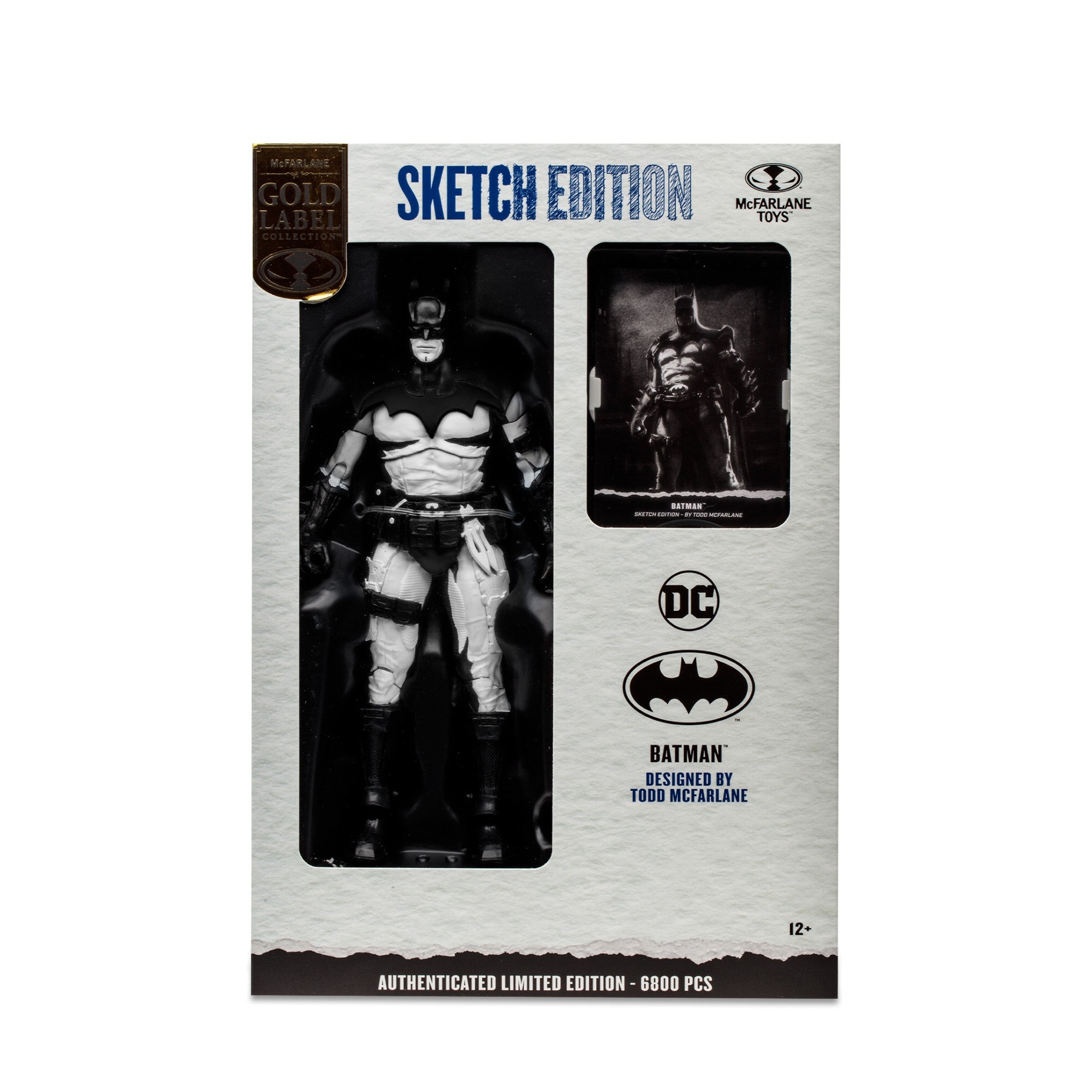 DC Multiverse Sketch Edition Batman Designed By Todd McFarlane Gold Label-1