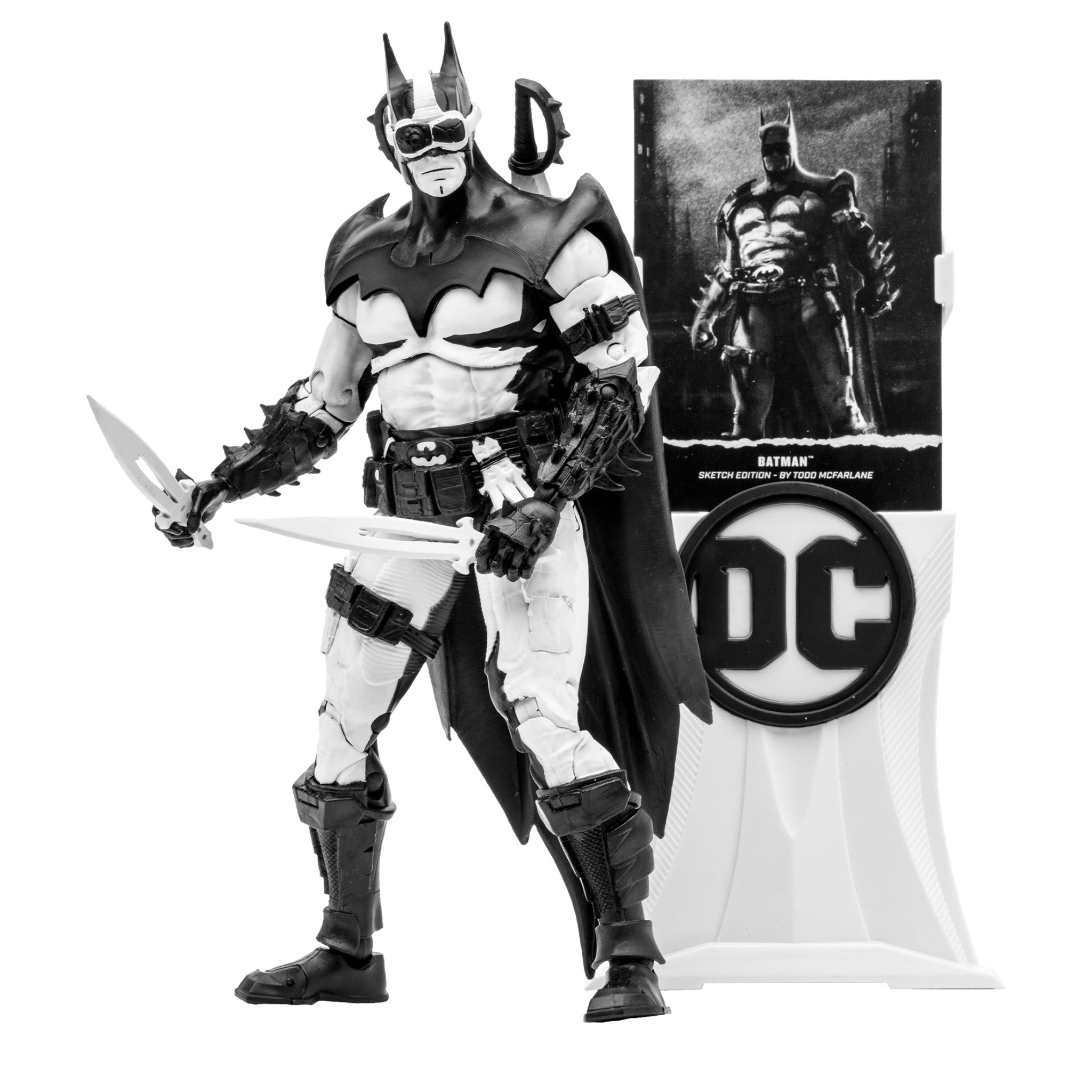 DC Multiverse Sketch Edition Batman Designed By Todd McFarlane Gold Label