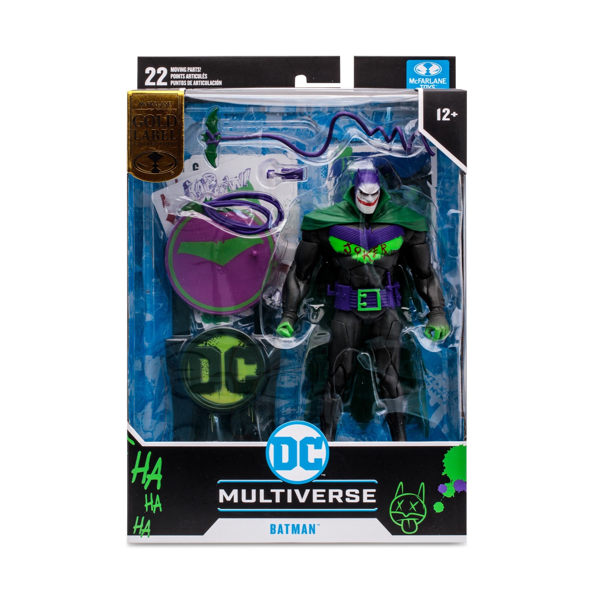 DC Multiverse Batman White Knight Jokerized Gold Label - McFarlane Toys