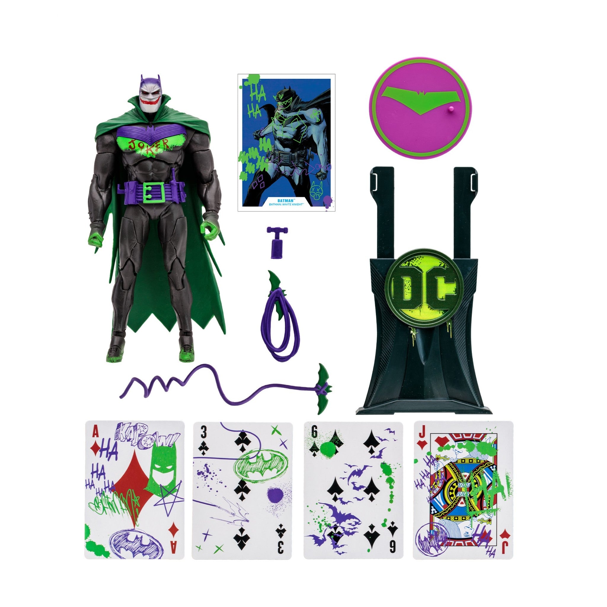 DC Multiverse Batman White Knight Jokerized Gold Label - McFarlane Toys