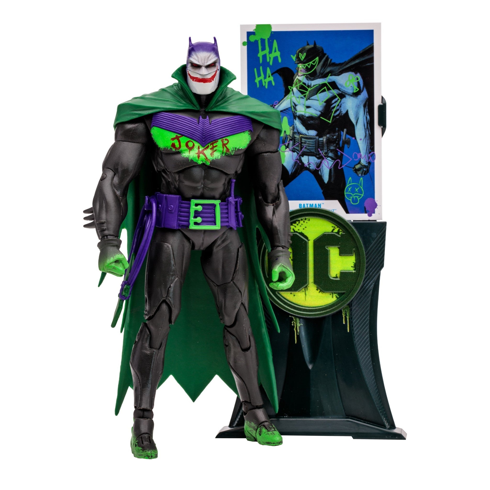 DC Multiverse Batman White Knight Jokerized Gold Label - McFarlane Toys
