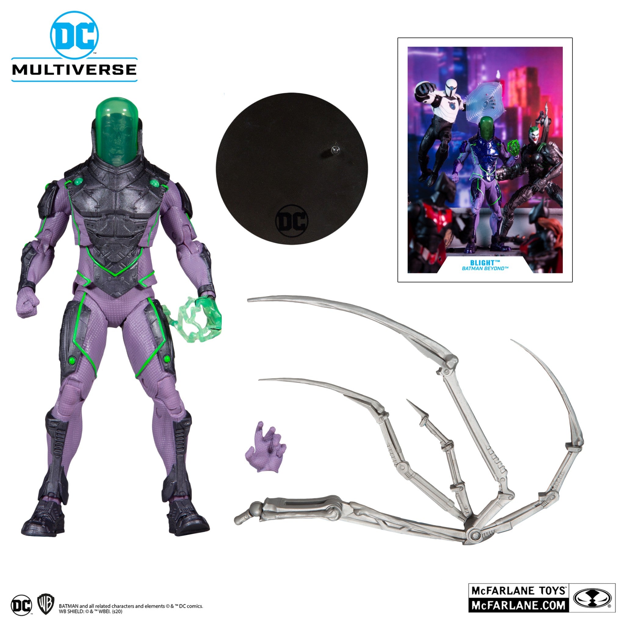 DC Multiverse Batman Beyond Blight BAF Futures End Jokerbot - McFarlane Toys