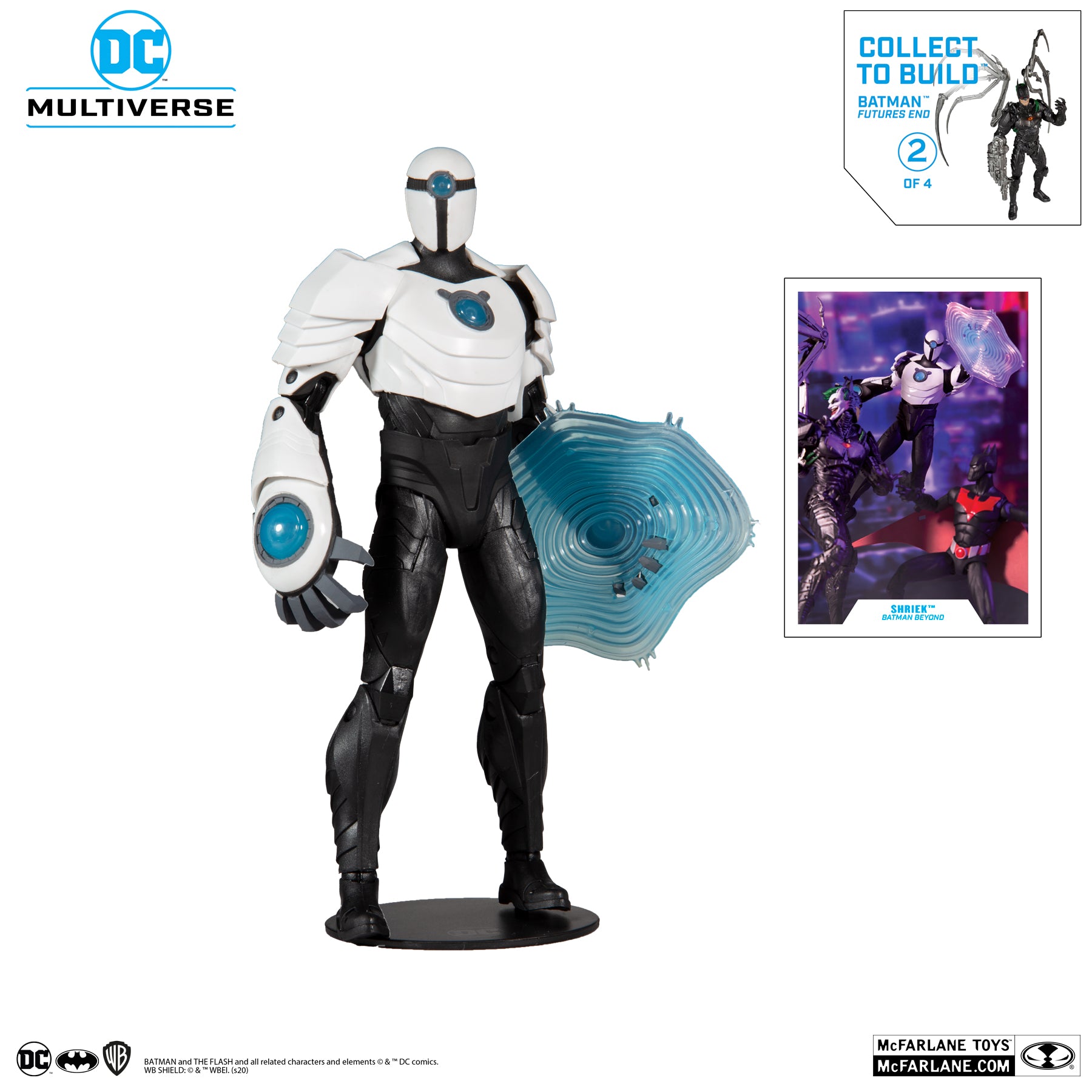 DC Multiverse Batman Beyond Shriek BAF Futures End Jokerbot - McFarlane Toys