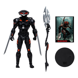 DC Direct Page Punchers Black Manta 7" with Aquaman Comic - McFarlane Toys - 0