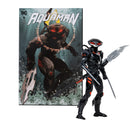 DC Direct Page Punchers Black Manta 7" with Aquaman Comic - McFarlane Toys-3