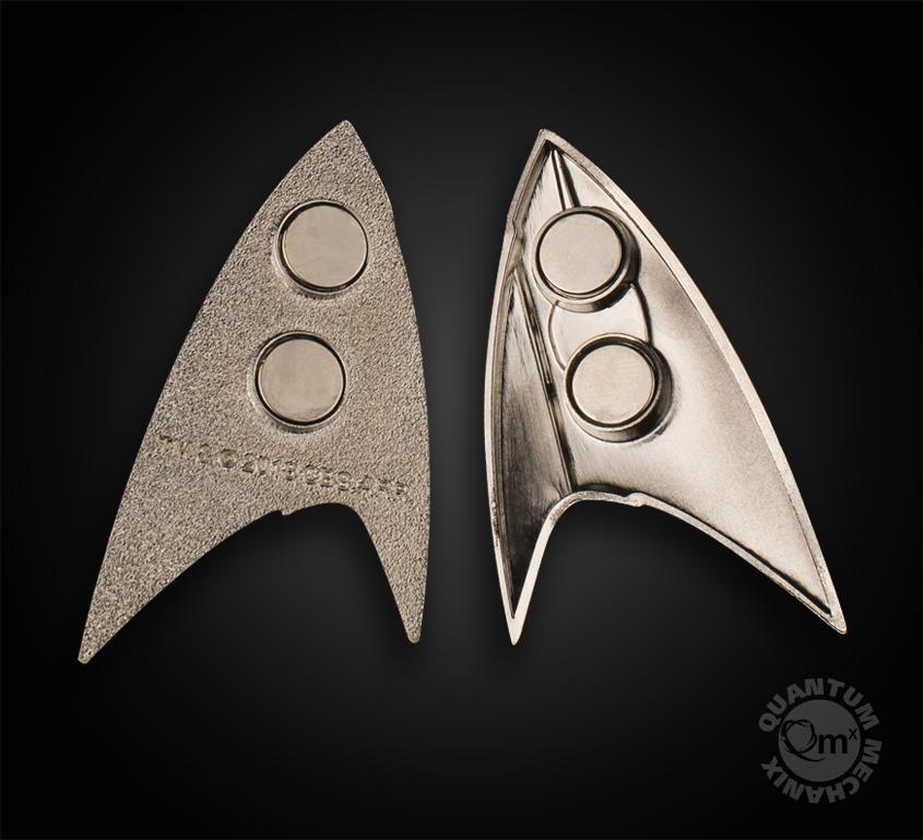 Star Trek Discovery Magnetic Black Badge - by Quantum Mechanix