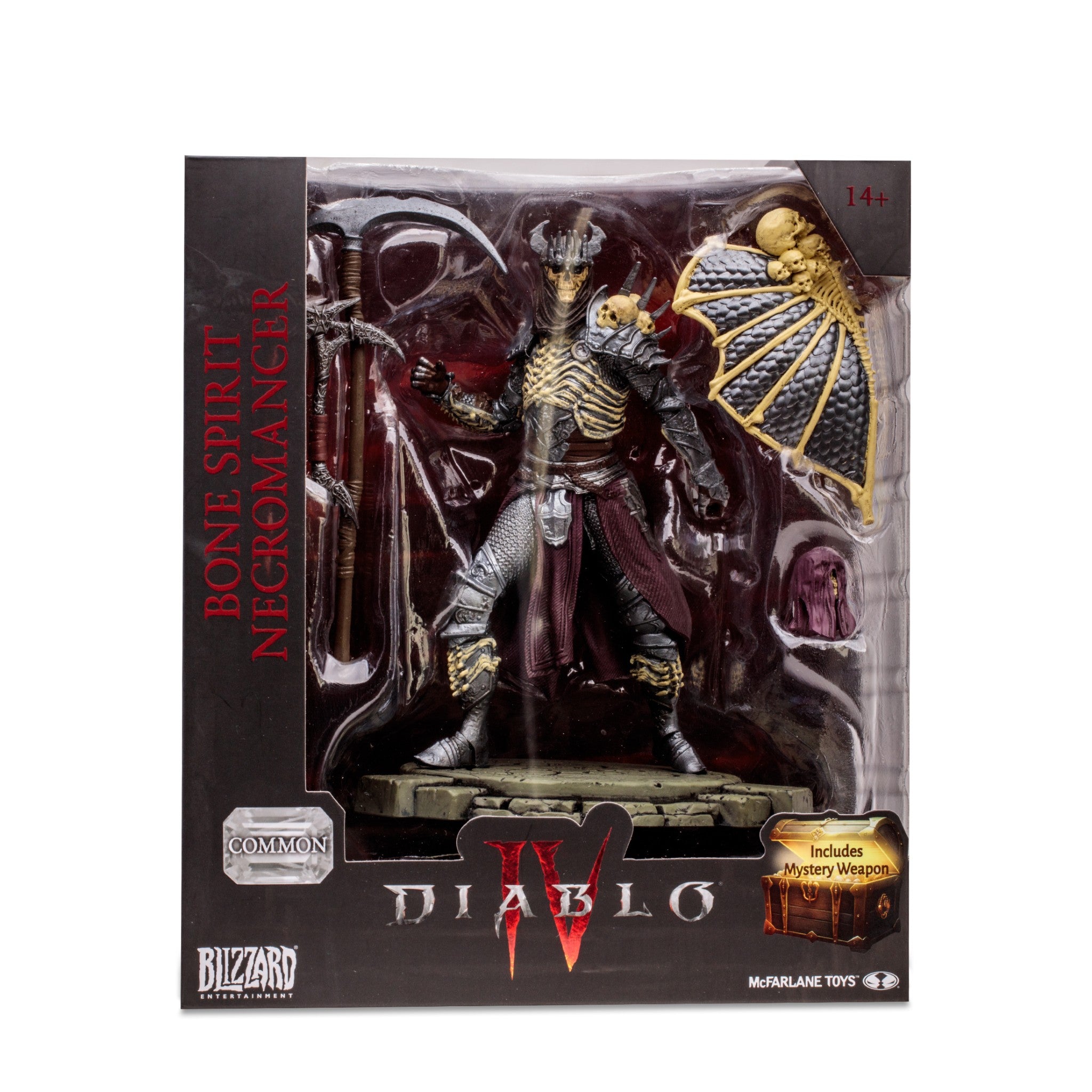 Diablo IV Bone Spirit Necromancer 7" Common Figure - McFarlane Toys - 0