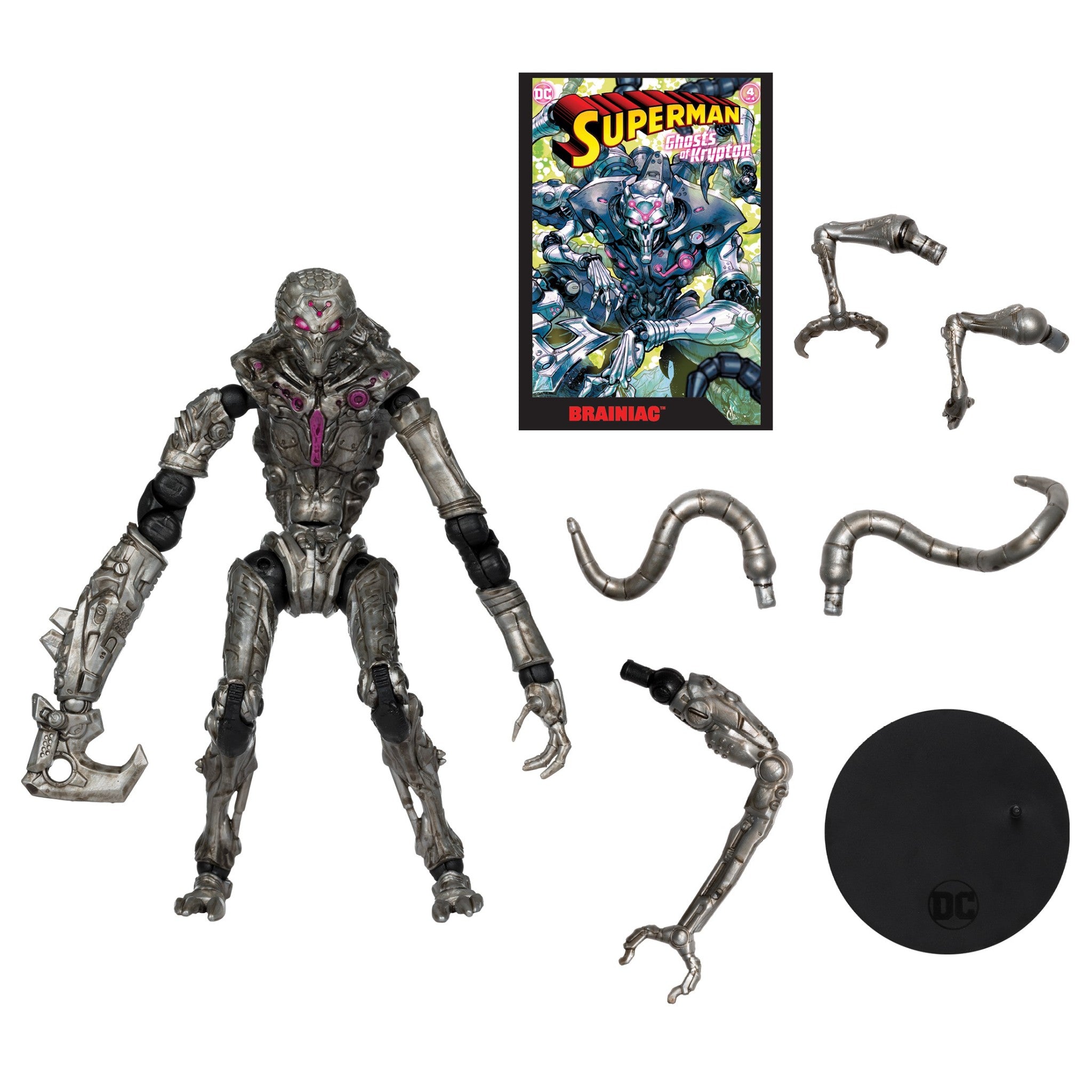 DC Direct Page Punchers Brainiac 7" Ghosts of Krypton Comic - McFarlane Toys - 0