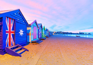 Funbox Brighton Beach Boxes Jigsaw Puzzle 1000 pieces - 0