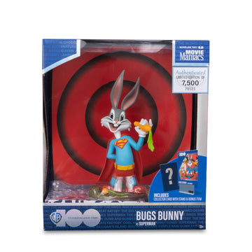 Movie Maniacs Bugs Bunny Superman WB100 Anniversary 6" Limited Figure McFarlane