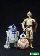 Kotobukiya Star Wars Force Awakens C-3PO R2-D2 BB-8 ARTFX+ Statue-1