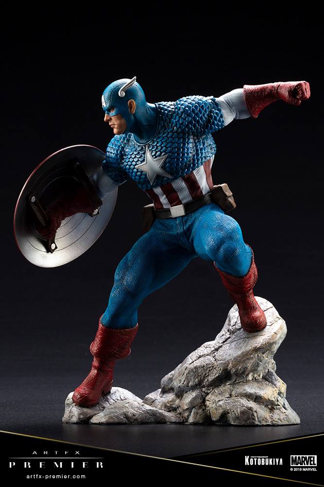 Kotobukiya Marvel Universe Premier ARTFX+ Captain America Statue