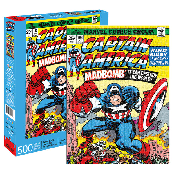Marvel Captain America Cover Jigsaw Puzzle 500 pieces