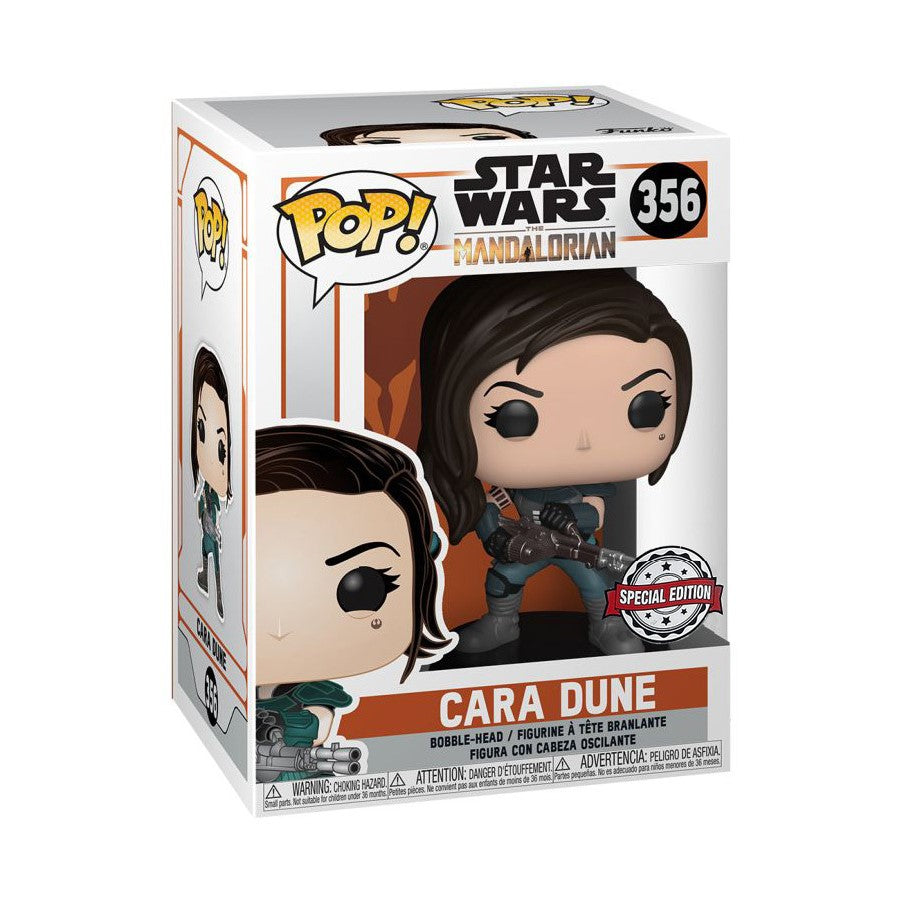 Funko Pop Star Wars Mandalorian Cara Dune with Gun Special Edition - 356